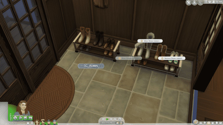 The Sims 4 Snowy Escape: All about the Indoor Footwear Rules