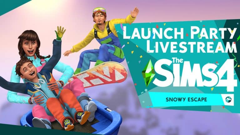 Join us for a special Launch Party + Countdown to The Sims 4 Snowy Escape!