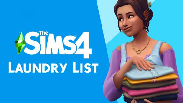 The Sims 4 Laundry List: April 13th, 2021