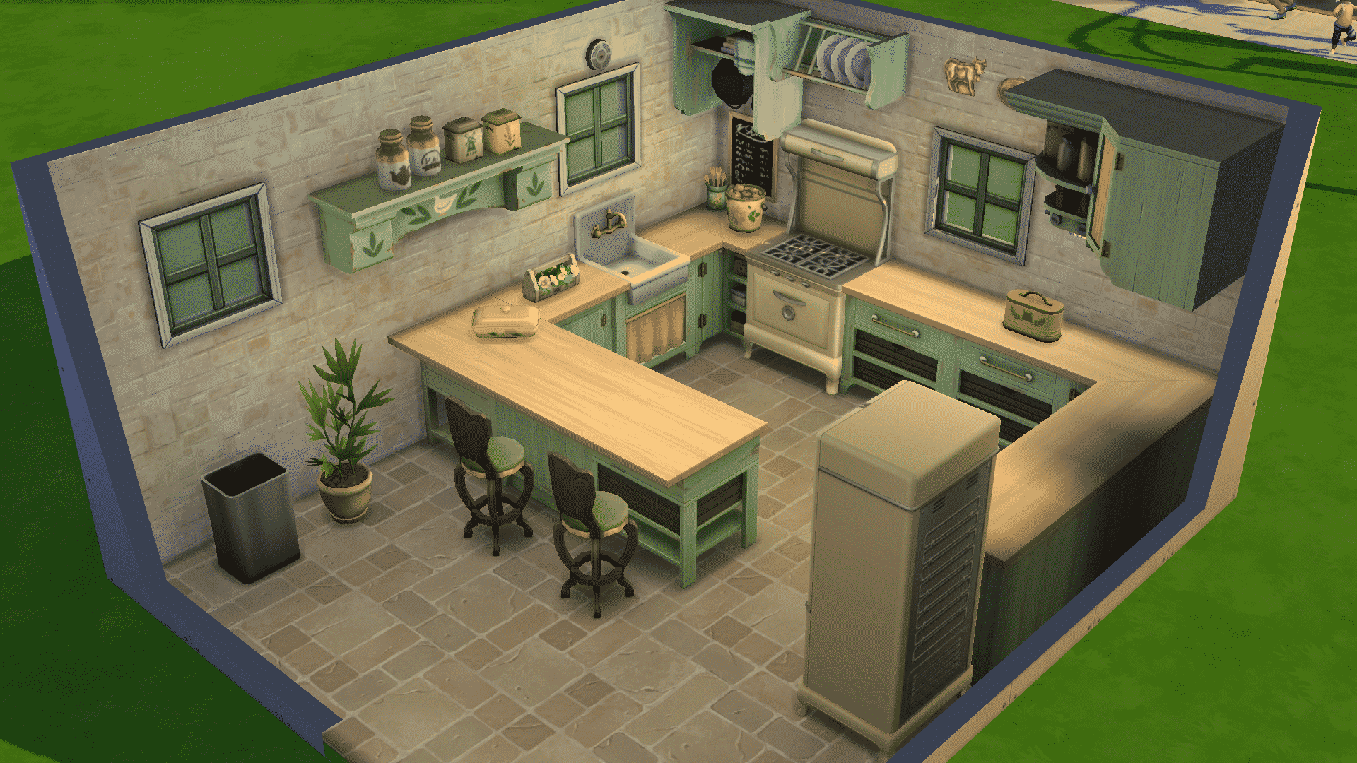 The Sims 4: Everything In The Country Kitchen Kit