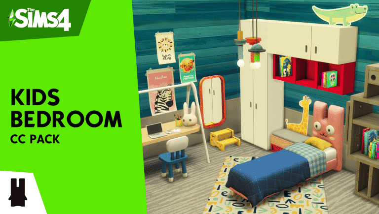 The Sims 4 Kids Bedroom Custom Content Pack out this month!