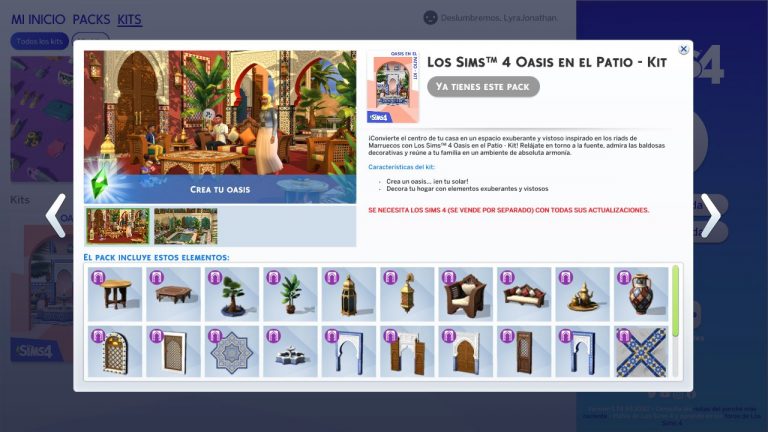 The Sims 4 Courtyard Oasis Kit: Full List of New Objects