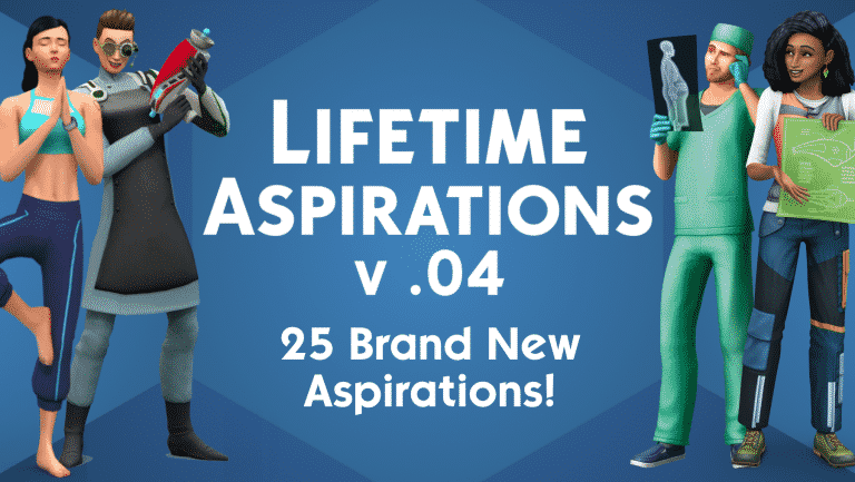 The Sims 4: Complete Aspirations Overhaul + 25 New Aspirations Mod