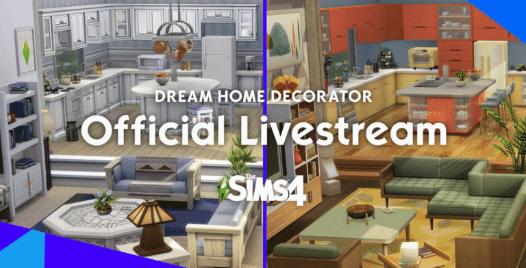 The Sims 4 Dream Home Decorator Official Livestream Coming Next Week