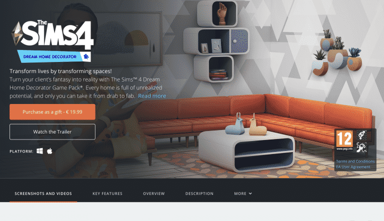 The Sims 4 Dream Home Decorator is Now Available!