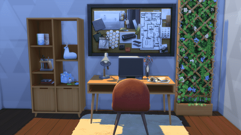 The Sims 4 Custom Content: Elle Office Surfaces