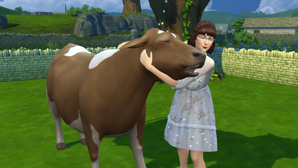 The Sims 4 Farmland mod can enhance or replace Cottage Living - it's up to  you