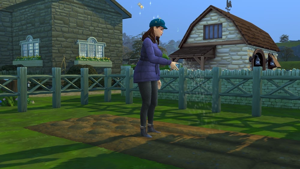 how do you plant seeds in sims 4