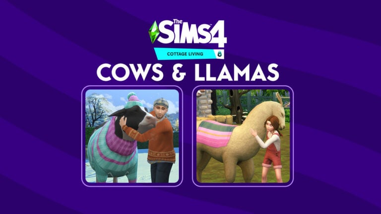 The Sims 4 Cows & Llamas: Care for Your New Farm Friends!