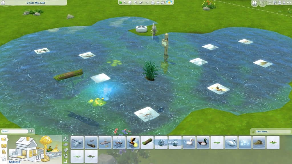 Sims store 4 pond