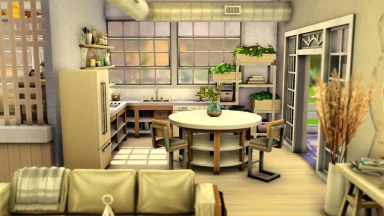 The Sims 4: Taking the Industrial Loft Kit to the Beach