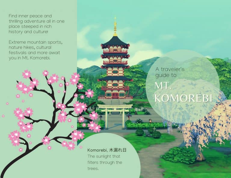 The Sims 4: Your Travel Guide to Mt. Komorebi!