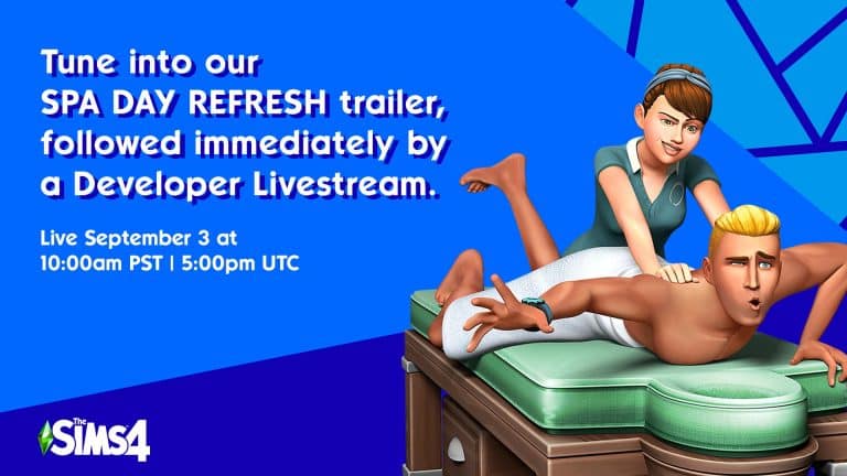 The Sims 4 Spa Day Refresh: Official Trailer & Livestream Set for Tomorrow!