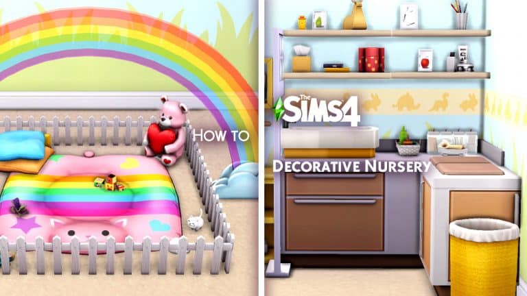 The Sims 4: How to Make Decorative Nursery Items with No CC!