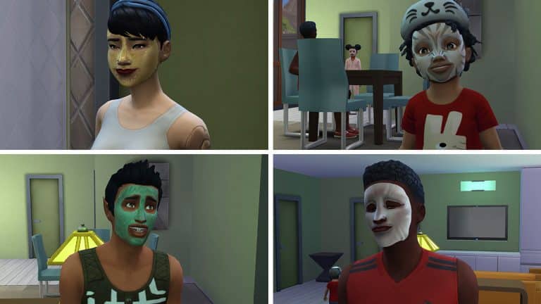 The Sims 4 Spa Day Refresh: All About Face Masks!