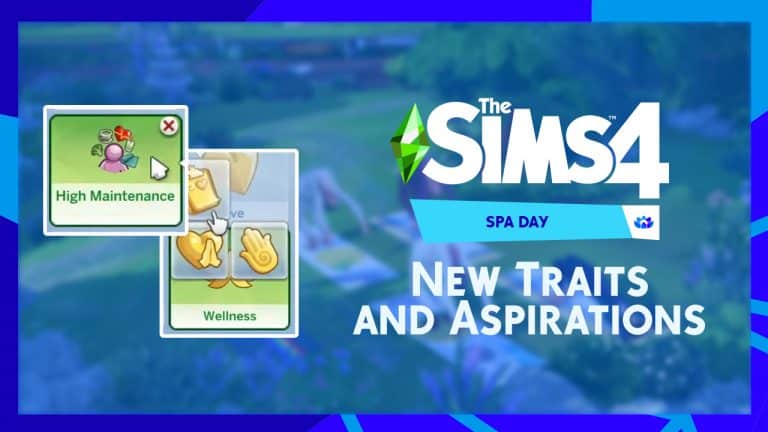 The Sims 4 Spa Day Refresh: Preview of new Traits and Aspirations