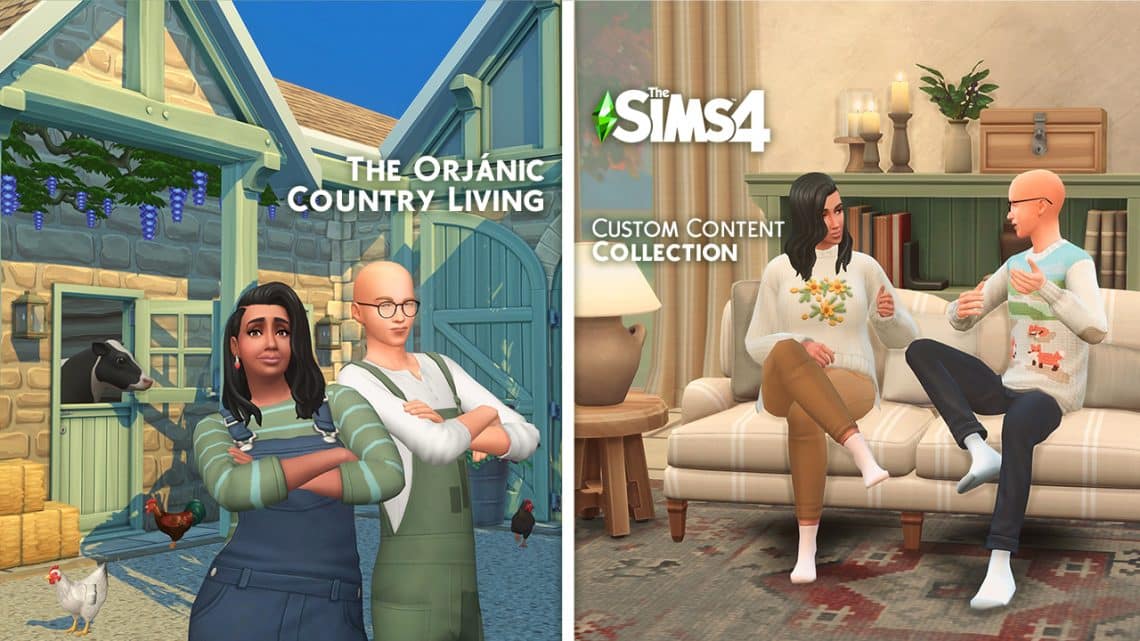 The Sims 4 The Orjánic Country Living Custom Content Collection