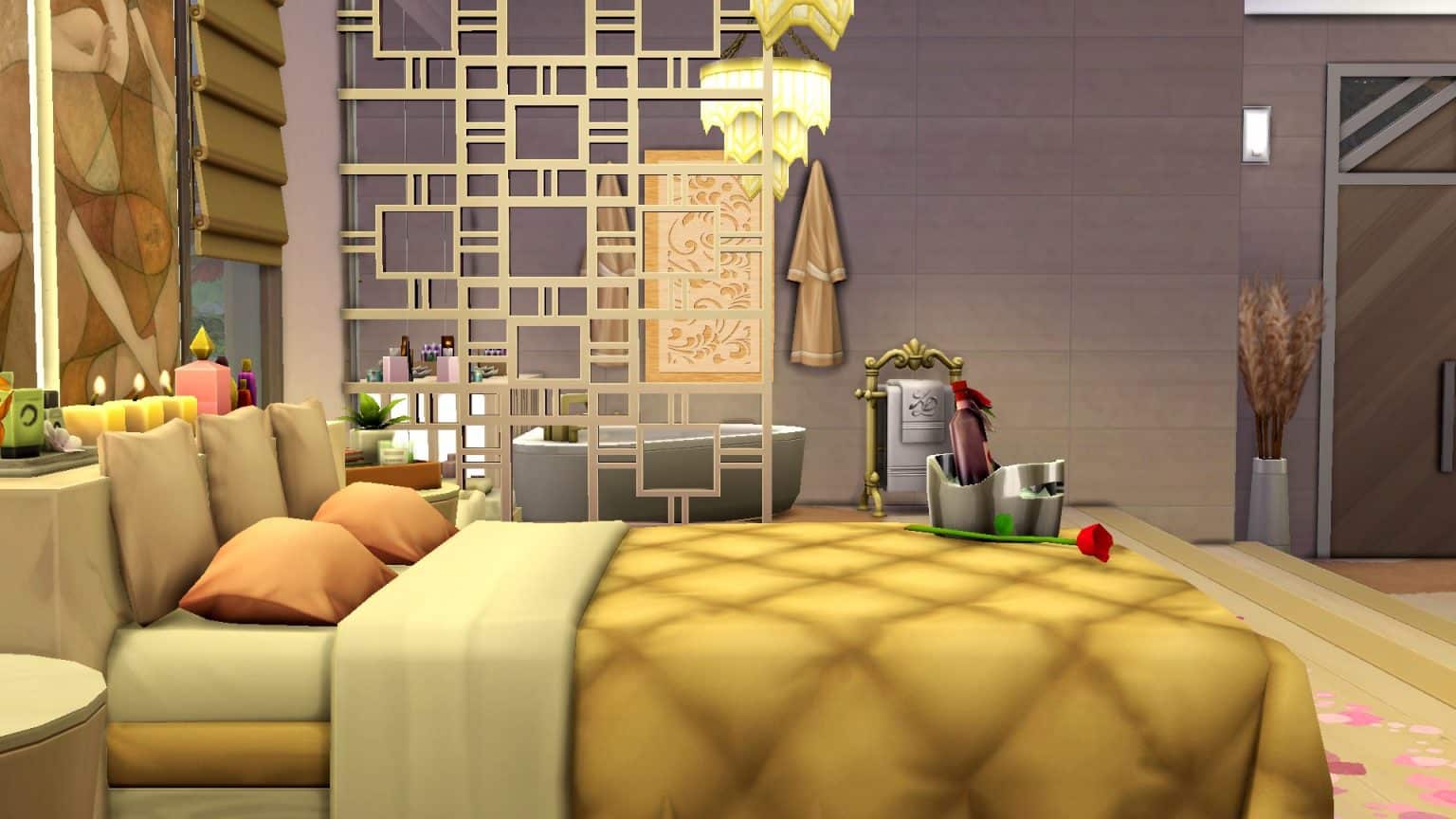 The Sims 4 Let's Build a Honeymoon Suite!
