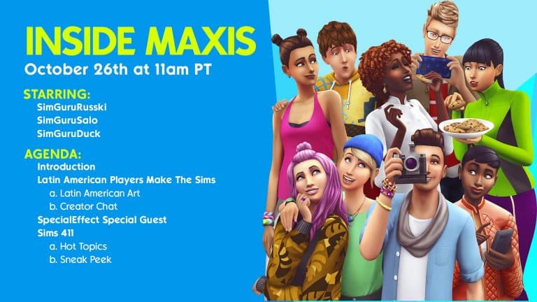 New Inside Maxis Livestream Announced for Next Week!