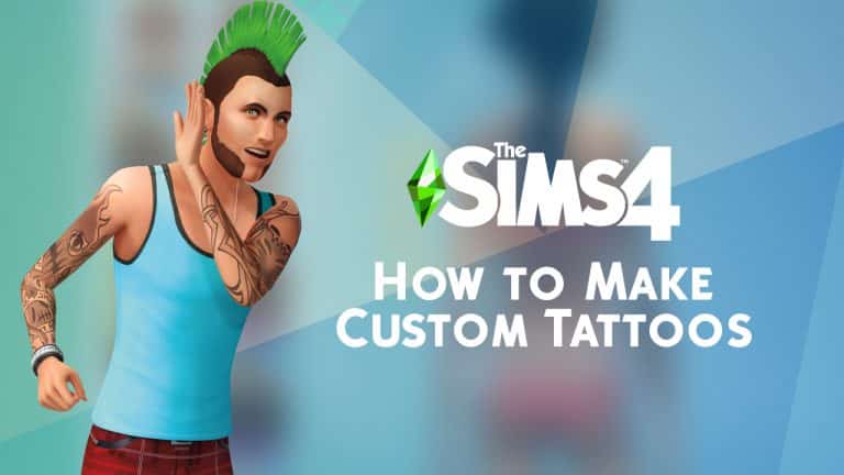 TUTORIAL: How To Make Custom Tattoos for The Sims 4