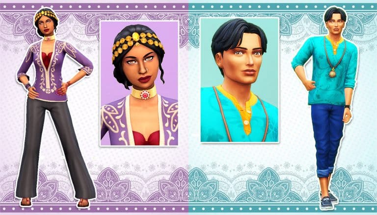 The Sims 4 Fashion Street Kit Lookbook