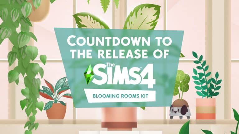 Countdown to the release of The Sims 4 Blooming Rooms Kit