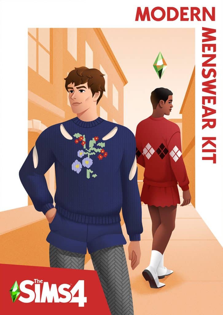 The Sims 4 Modern Menswear Kit: Official Announcement & Assets