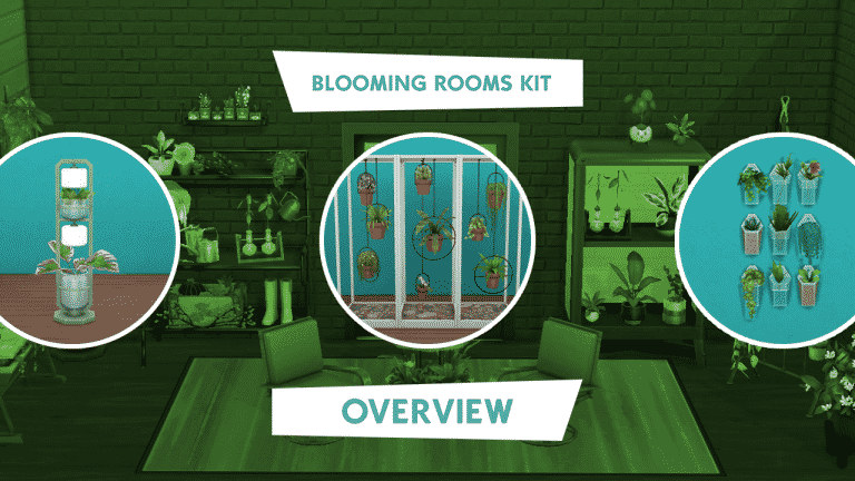 The Sims 4 Blooming Rooms Kit Overview