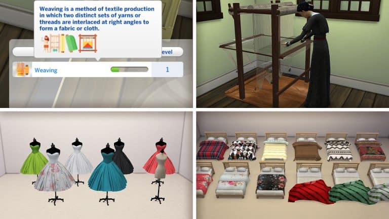 Full Walkthrough of the Functional Loom Mod for The Sims 4