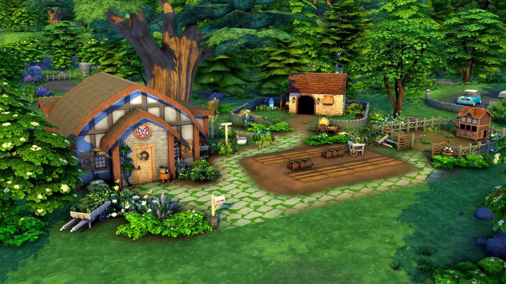 The Sims 4: Turning Henford-on-Bagley into a Medieval Village!