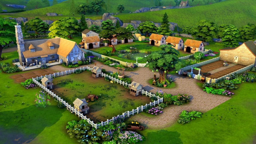 The Sims 4: Turning Henford-on-Bagley into a Medieval Village!