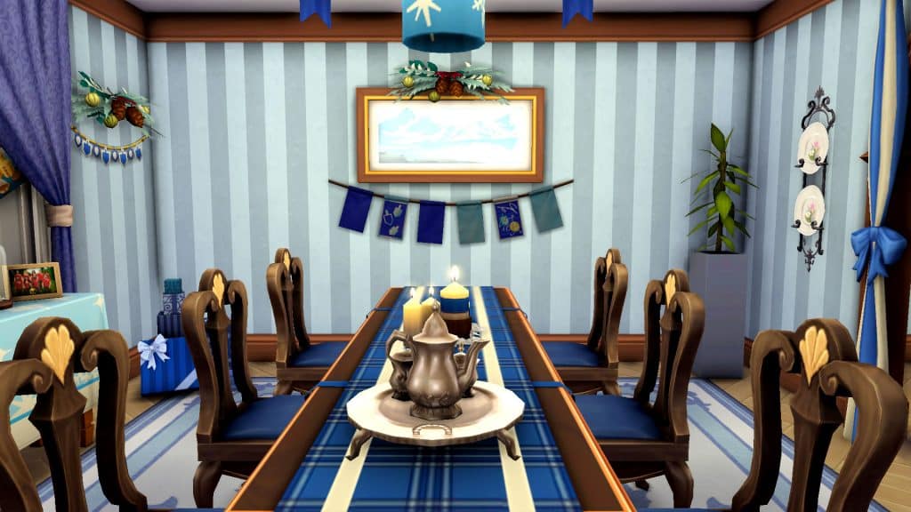 The Sims 4: Let’s Build a Dining Room for Hanukkah!