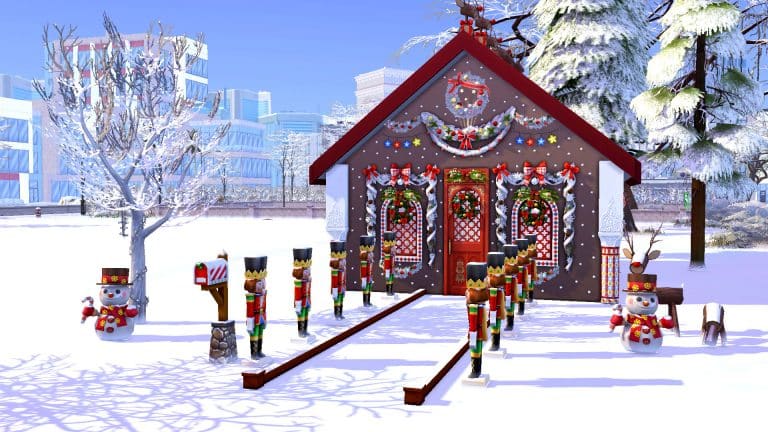 Let’s Build a Gingerbread House in The Sims 4!