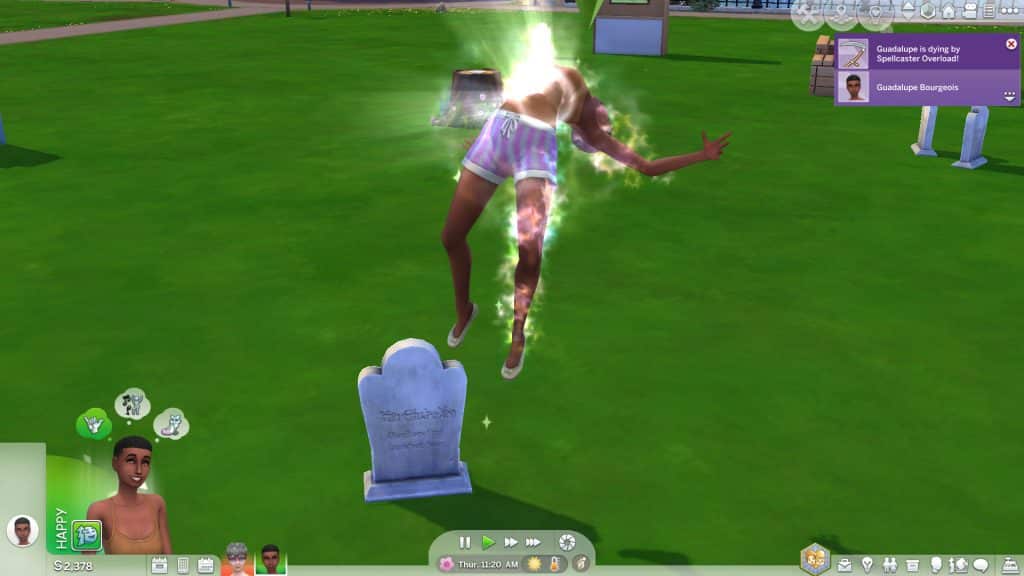 Sims 4 Deaths: Spellcaster Overload