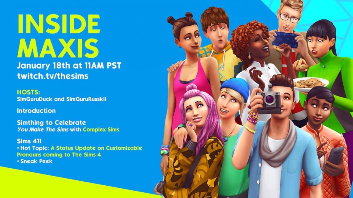 The Sims 4 Official Livestream Replay: Inside Maxis (January 18th, 2022)