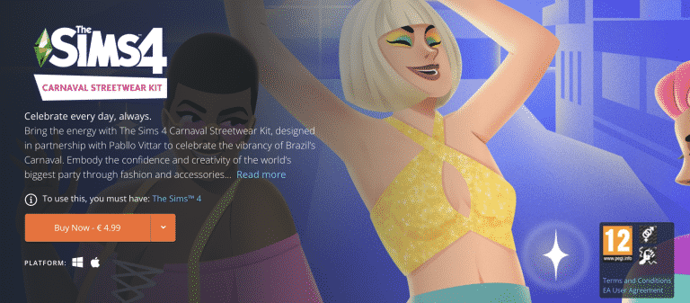 The Sims 4 Carnaval Streetwear Kit is Now Available!