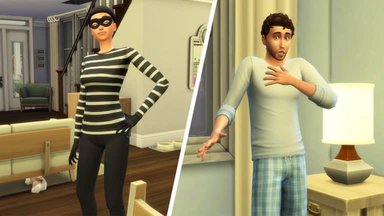 Modder adds an entire Burglar System to The Sims 4!