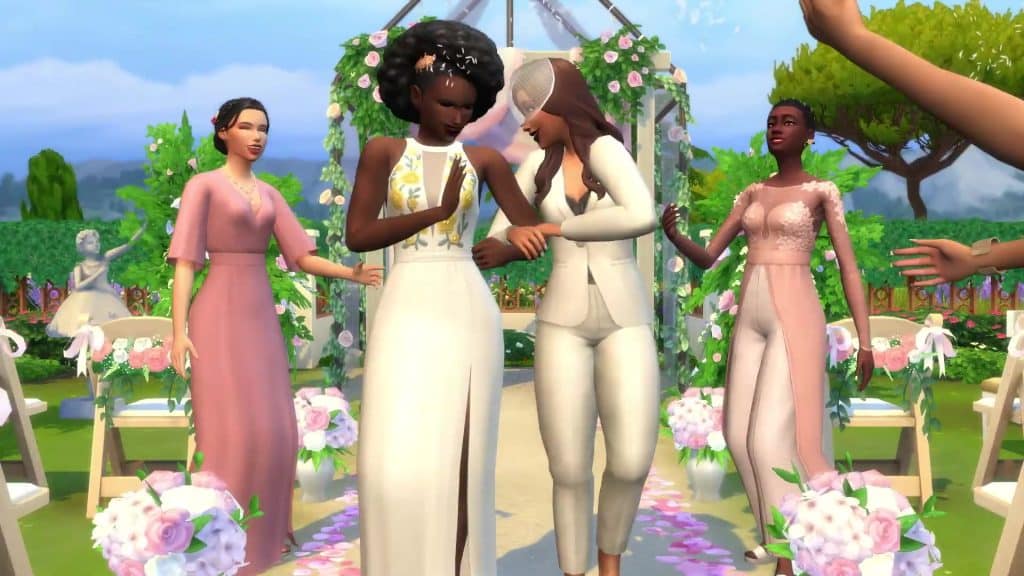 LGBTQ+ History of The Sims Franchise 10 wedding 89