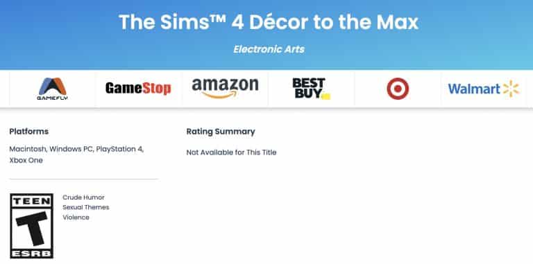 LEAK: The Sims 4 Décor to the Max is the next Kit
