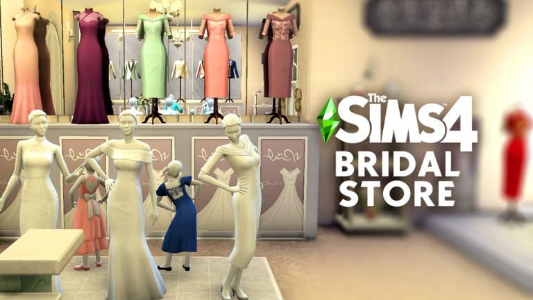 Creating a Bridal Store in The Sims 4