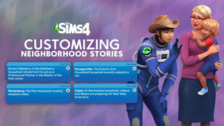 The Sims 4: Guide to Neighbourhood Stories Customisation