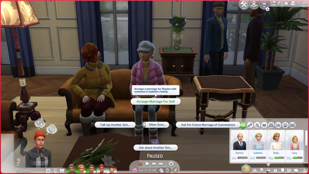 The Sims 4: Walkthrough of the Arranged Marriage Mod