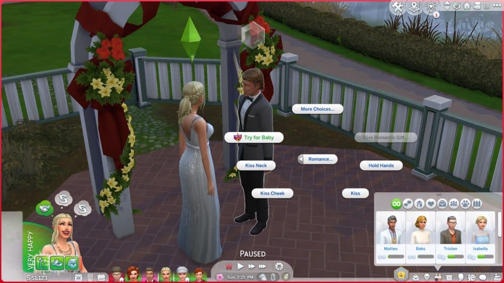 The Sims 4: Walkthrough of the Arranged Marriage Mod