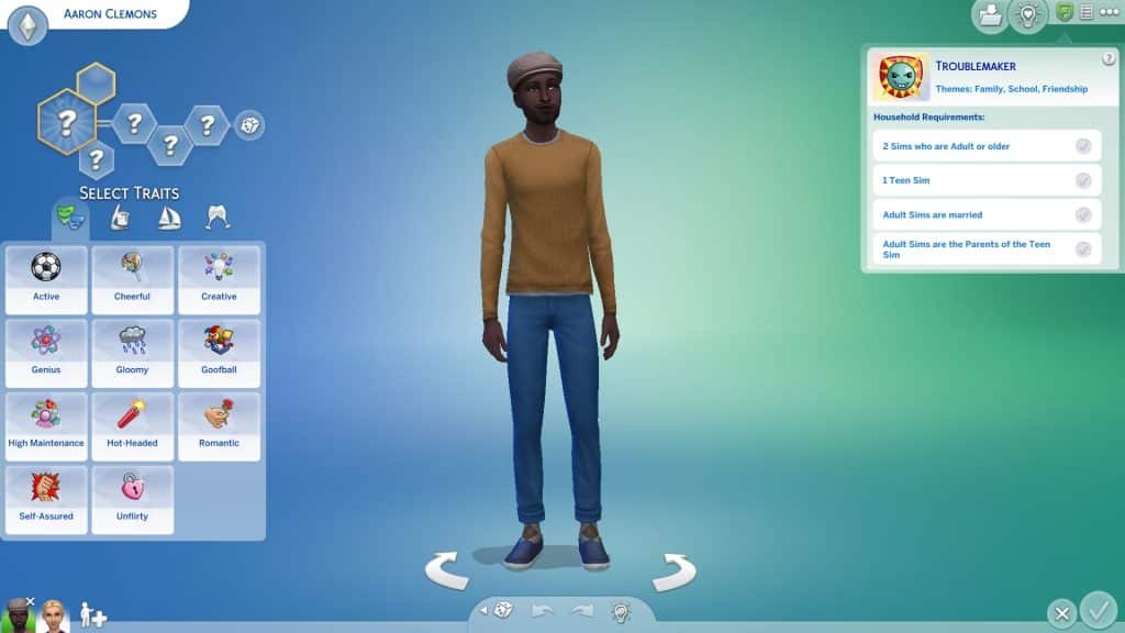 The Sims 4 Scenario Playthrough: Troublemaker