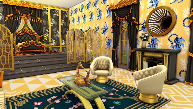 The Sims 4: Let’s Build a Bedroom Fit for a Tiger King!