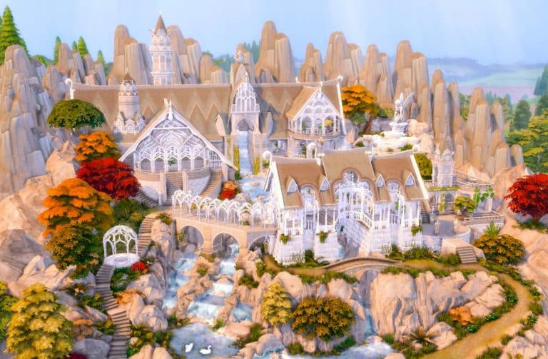 Lord of the Rings’ Rivendell has been recreated in The Sims 4