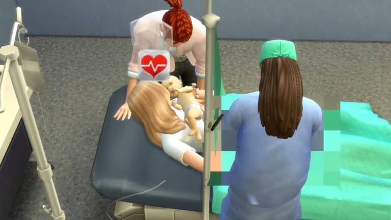 Modder creates Realistic Childbirth for The Sims 4