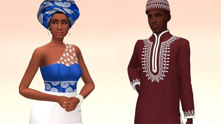 The Sims 4 Custom Content: African Love