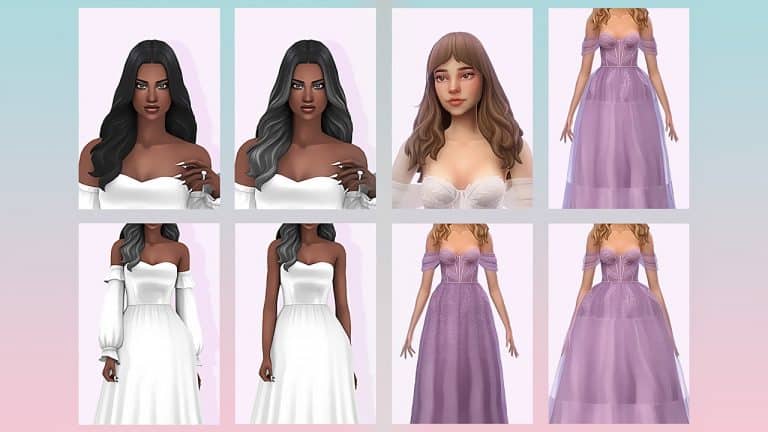 The Sims 4 Custom Content: Provence Wedding Collection