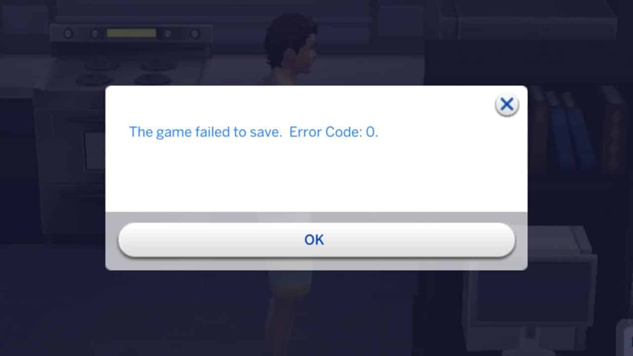 Modder Has Fixed The Error Code 0 Save Game Issue In The Sims 4